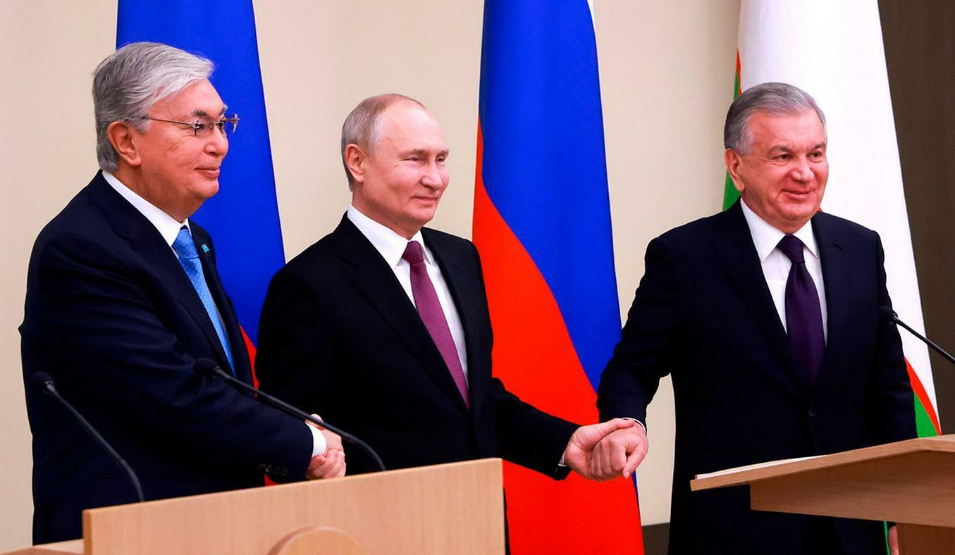 Putin Tokaev Mirziyoyev