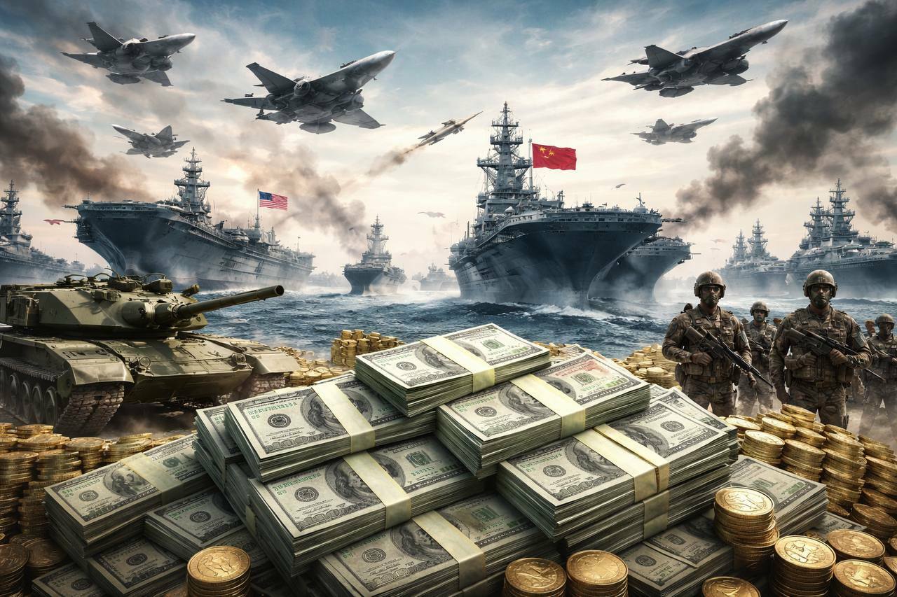 2 trillion dollarlik qurollanish poygasi: Qaysi davlatlar eng ko‘p pulni armiyaga sarflayapti?
