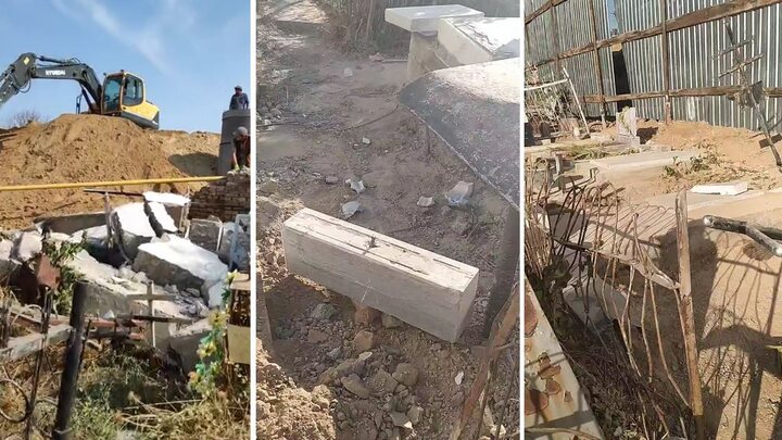 O‘liklarga ham tinchlik yo‘q: “Botkin”dagi qabr toshlari vayron bo‘ldi