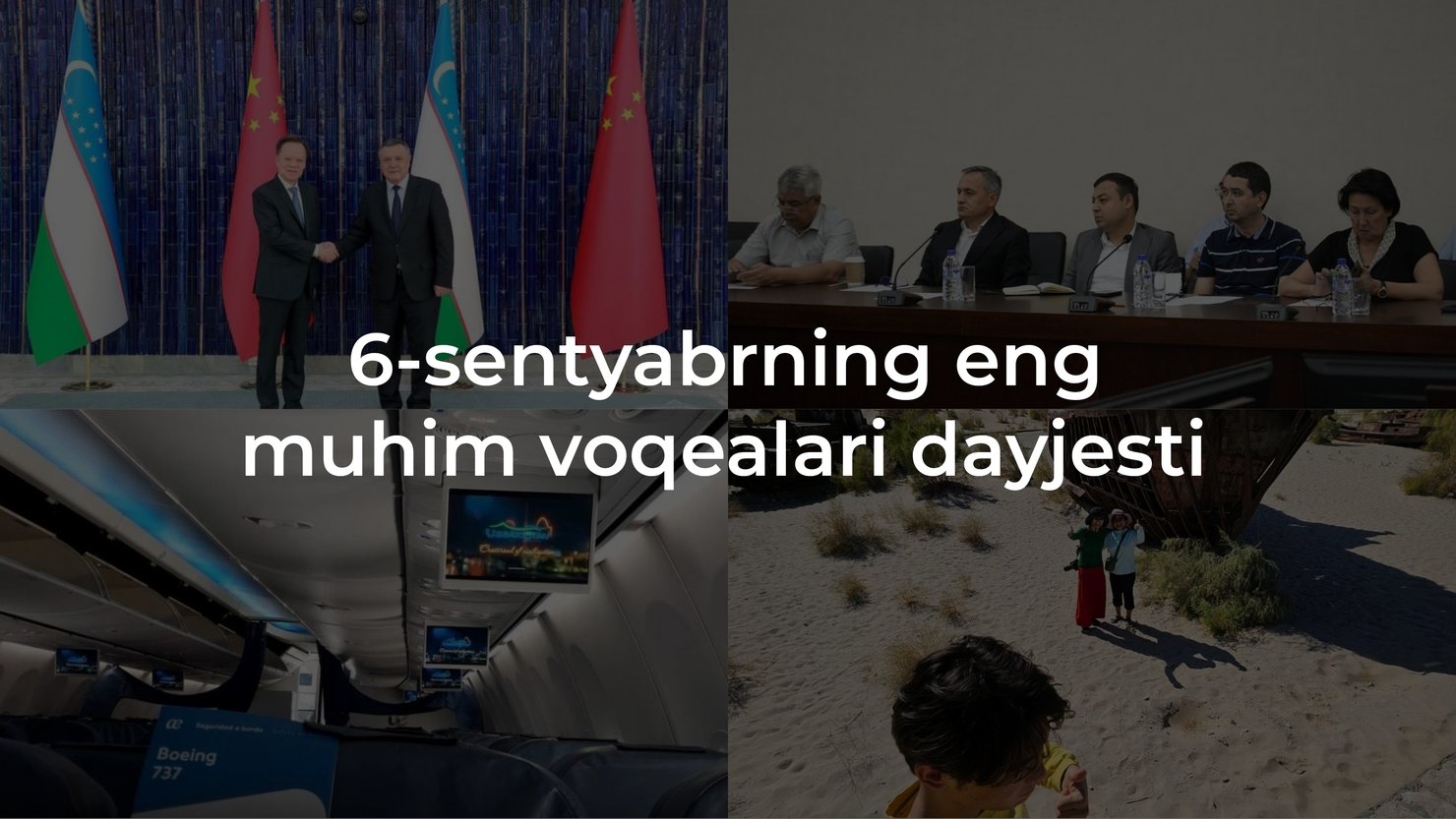 2024-yil 6-sentabrning eng muhim voqealari dayjesti