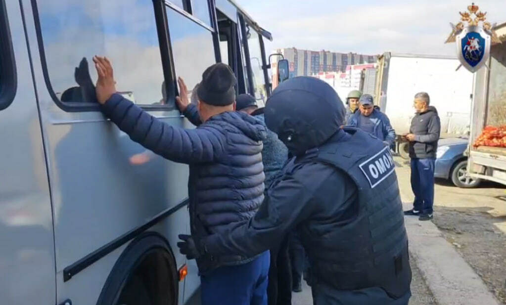 Rossiyada 417 nafar noqonuniy migrant qo‘lga olindi