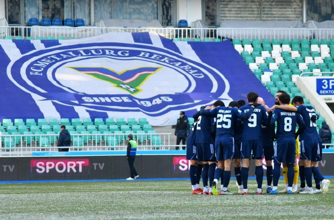 Bekobodning “Metallurg” futbol klubi Superliga-2025da ishtirok etmaydigan bo‘ldi