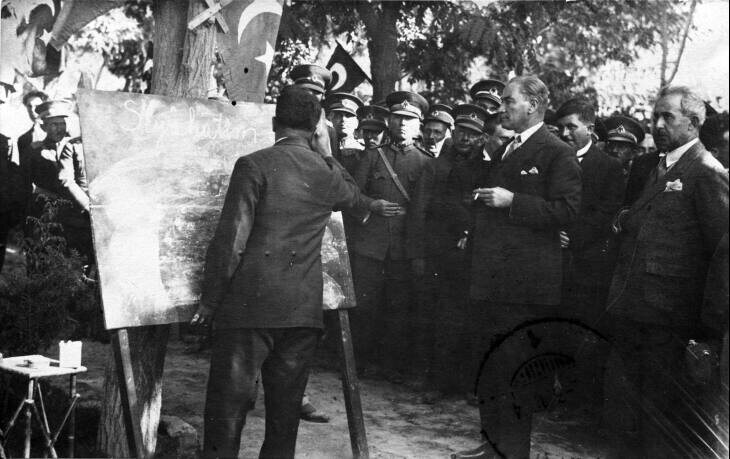 Mustafo Kamol Otaturk boshchiligida joriy etilgan yangi alifbo