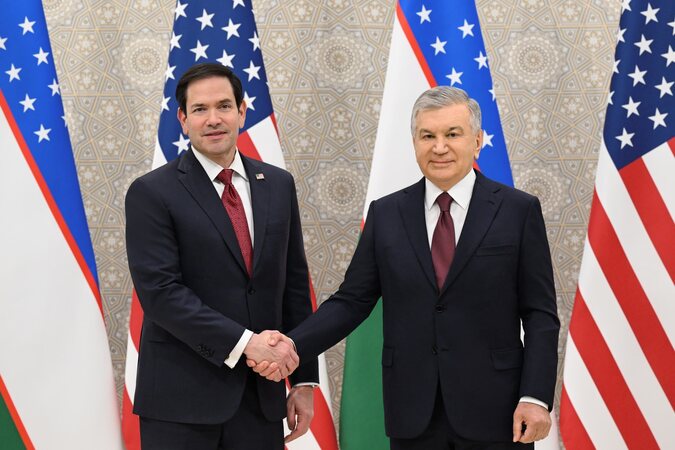 Kosmos, energetika va kelishuvlar: Mirziyoyev Rubio bilan uchrashdi