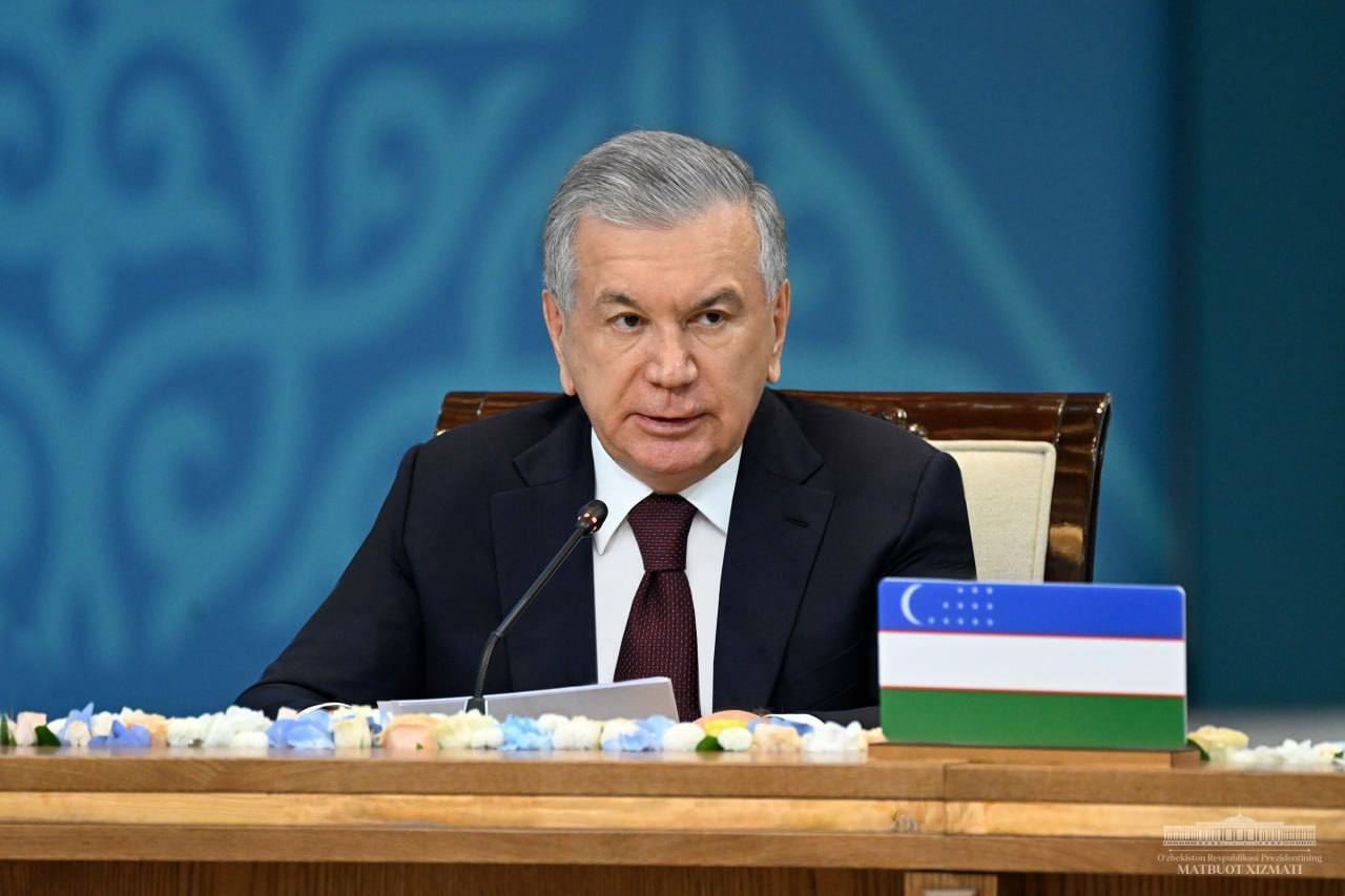 Shavkat Mirziyoyev Ostonadagi sammitda O‘zbekistonga salbiy ta’sir ko‘rsatayotgan omillar haqida gapirdi