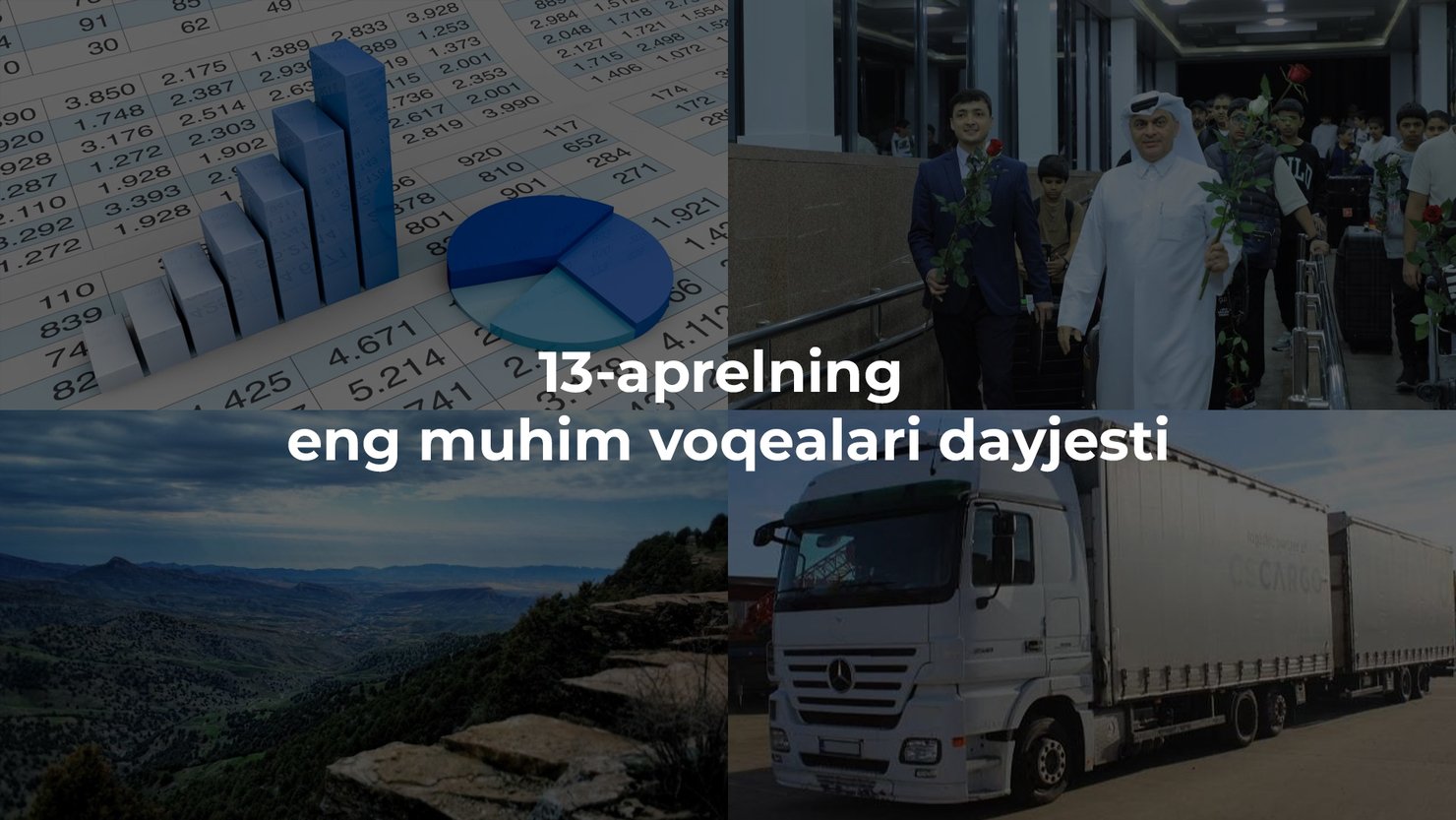 2024-yil 13-aprelning eng muhim voqealari dayjesti