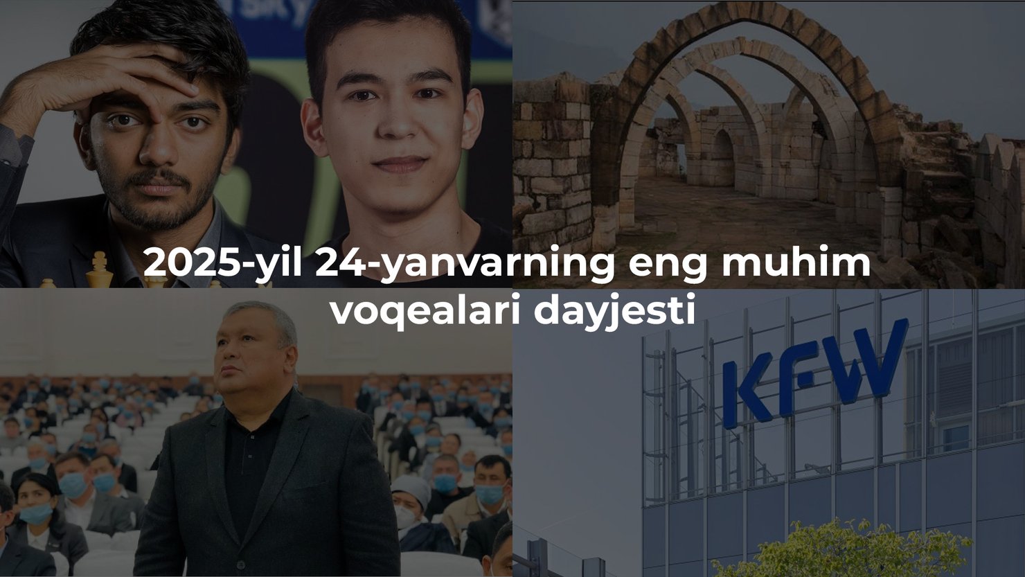 2025-yil 24-yanvarning eng muhim voqealari dayjesti