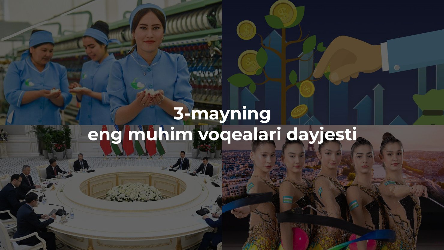 2024-yil 3-mayning eng muhim voqealari dayjesti