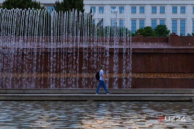 Сезон фонтанов открыт- фоторепортаж