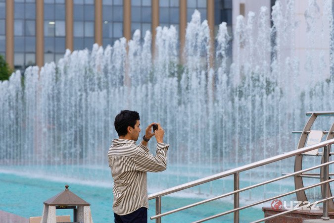 Сезон фонтанов открыт- фоторепортаж