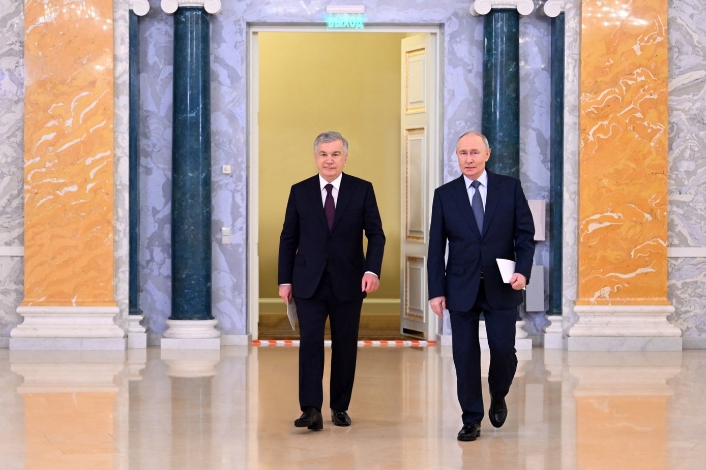 Mirziyoyev va Putin