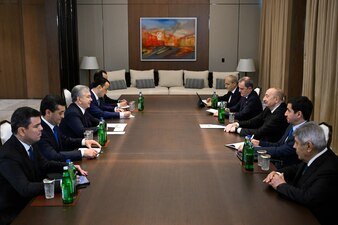 Mirziyoyev va Ilhom Aliyev