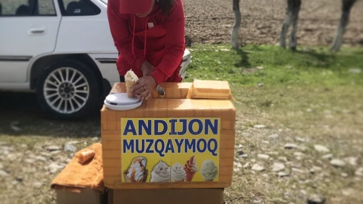 Sirdaryoda "Anjan мороженое" savdosiga chek qo'yildi