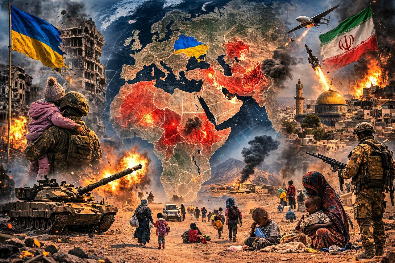 Ukrainadan Afrikagacha: 2026-yilda qaysi davlatlarda urush davom etmoqda?