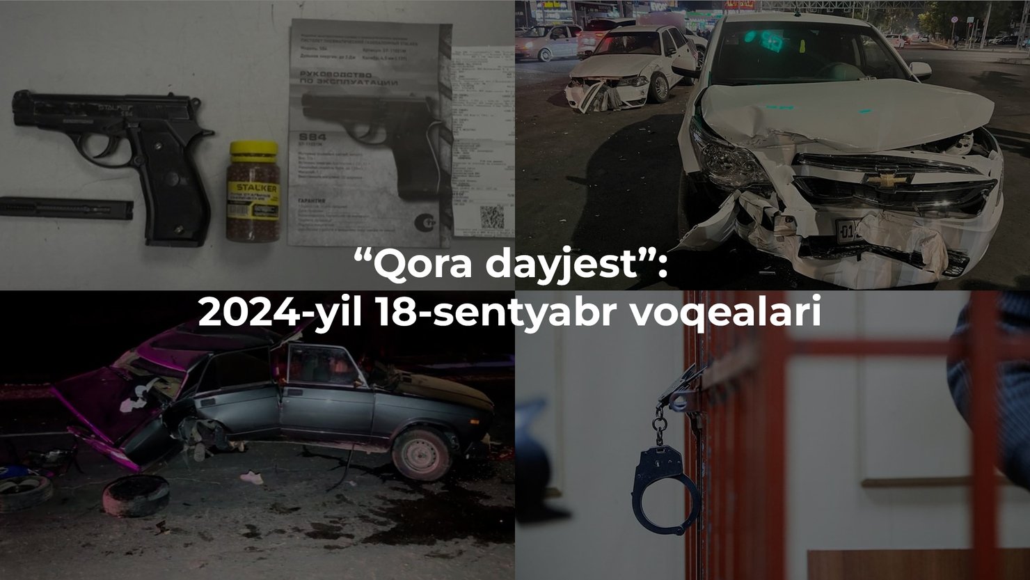 “Qora dayjest”: 2024-yil 18-sentyabr voqealari