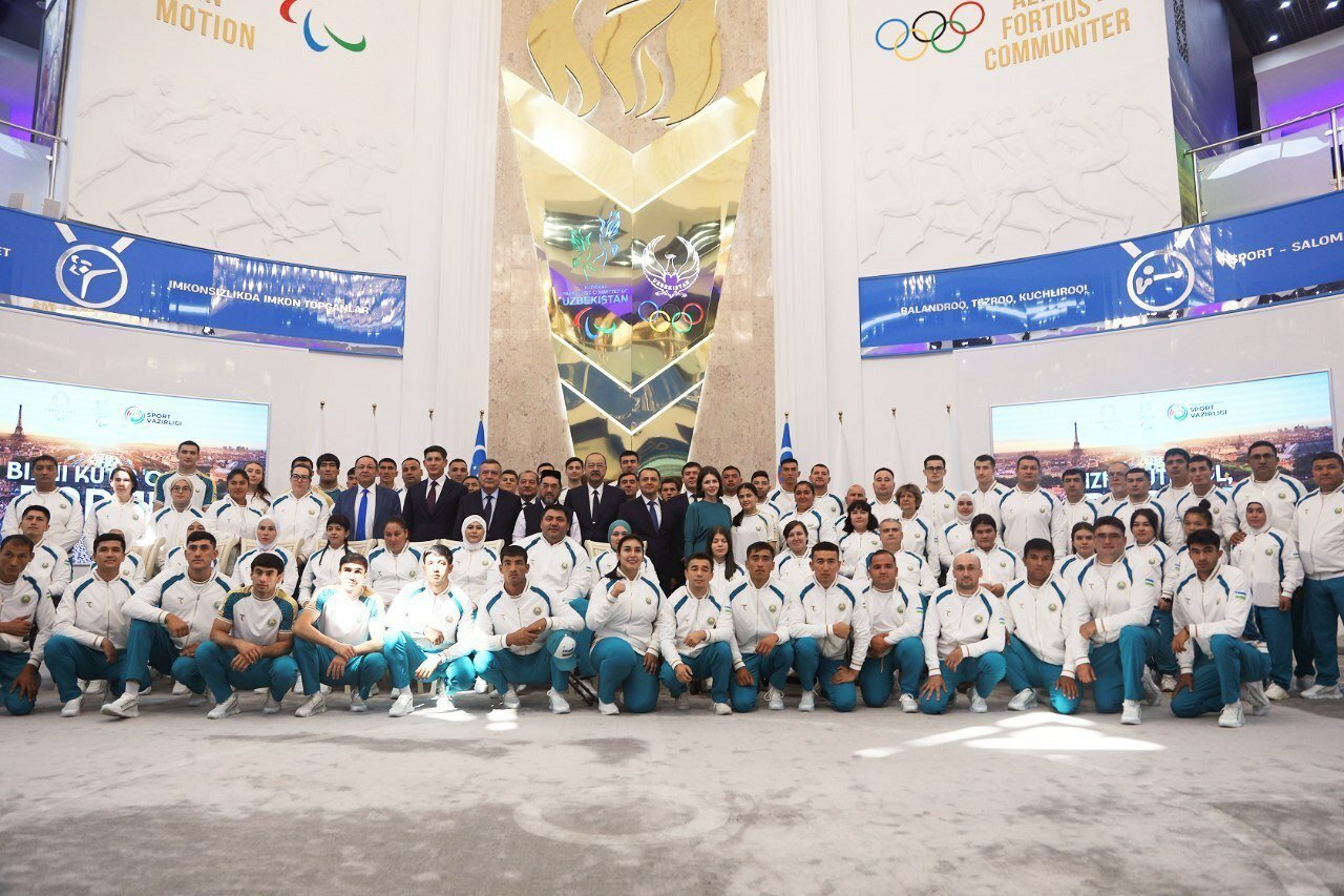 O‘zbekiston sport delegatsiyasi Parij-2024 17-yozgi Paralimpiya o‘yinlariga tantanali kuzatildi