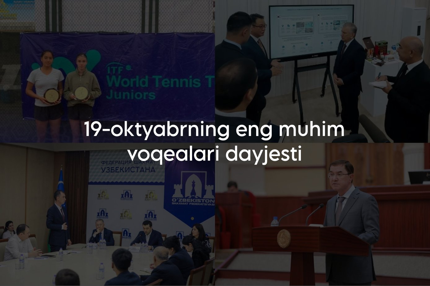 2024-yil 19-oktyabrning eng muhim voqealari dayjesti