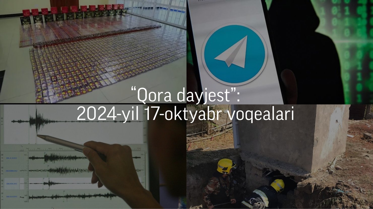 “Qora dayjest”: 2024-yil 17-oktyabr voqealari