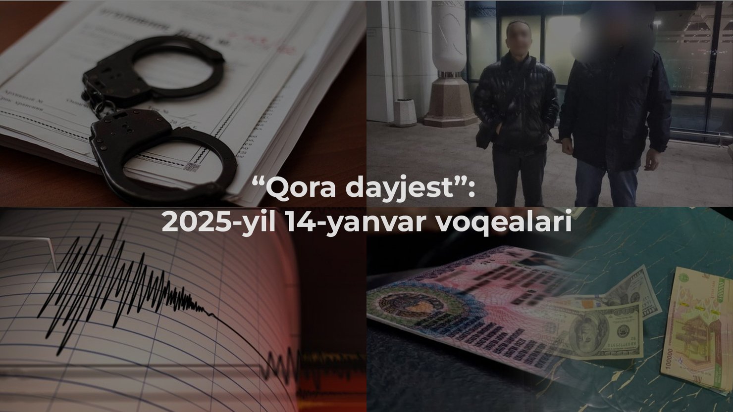 “Qora dayjest”: 2025-yil 14-yanvar voqealari