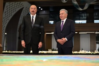 Shavkat Mirziyoyev va Ilhom Aliyev Yangi Toshkentda