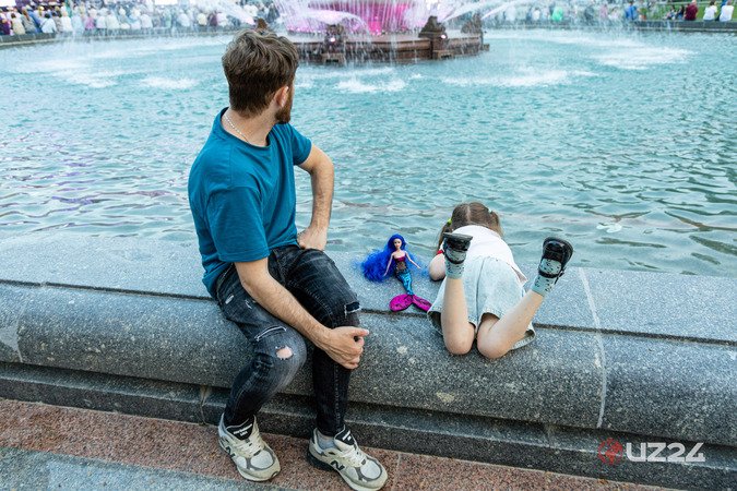Сезон фонтанов открыт- фоторепортаж