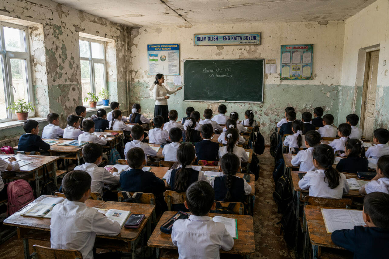 Mamlakatdagi mingga yaqin maktab to‘liq ta’mirga muhtoj