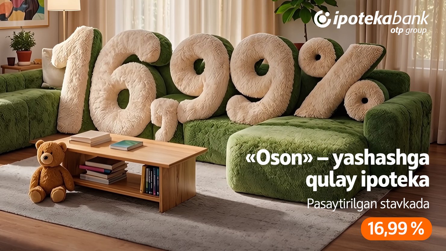 Ipoteka bank “Oson” ipoteka aksiyasini ishga tushirdi
