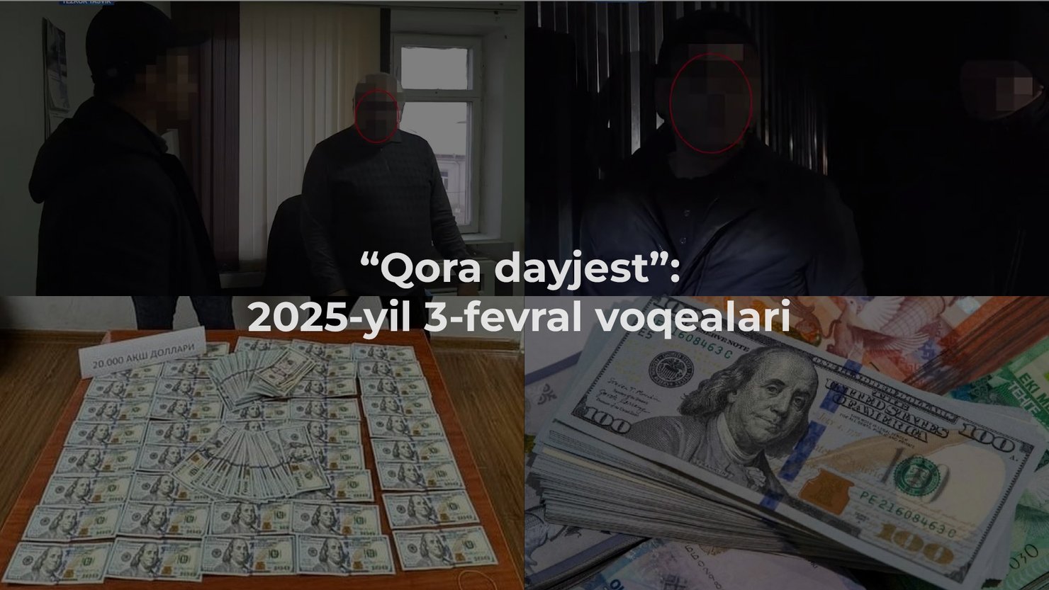 “Qora dayjest”: 2025-yil 3-fevral voqealari