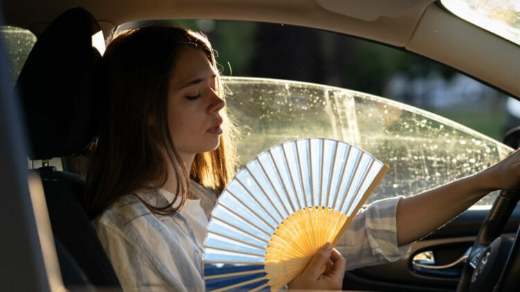 air conditioner in vehicle