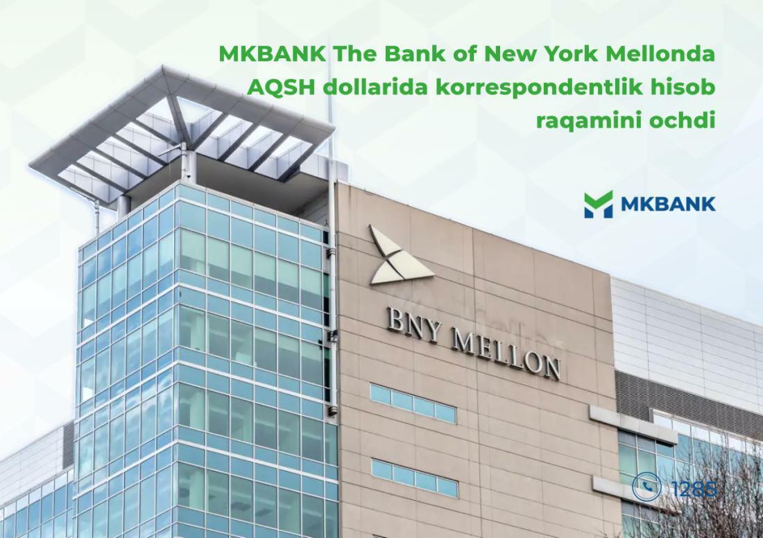 Mikrokreditbank AQSHdagi yirik banklardan biri bilan hamkorlik boshladi