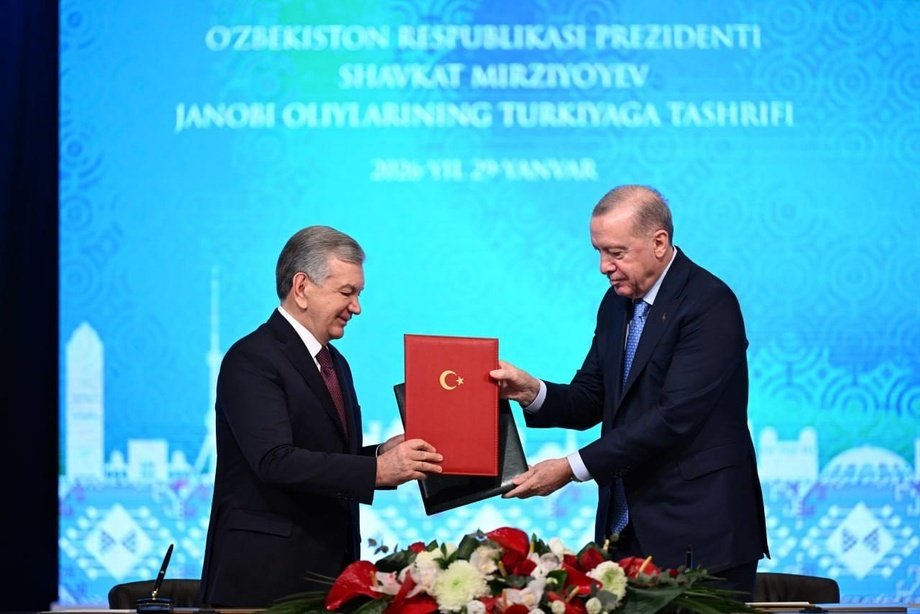 Mirziyoyev va Erdog'an