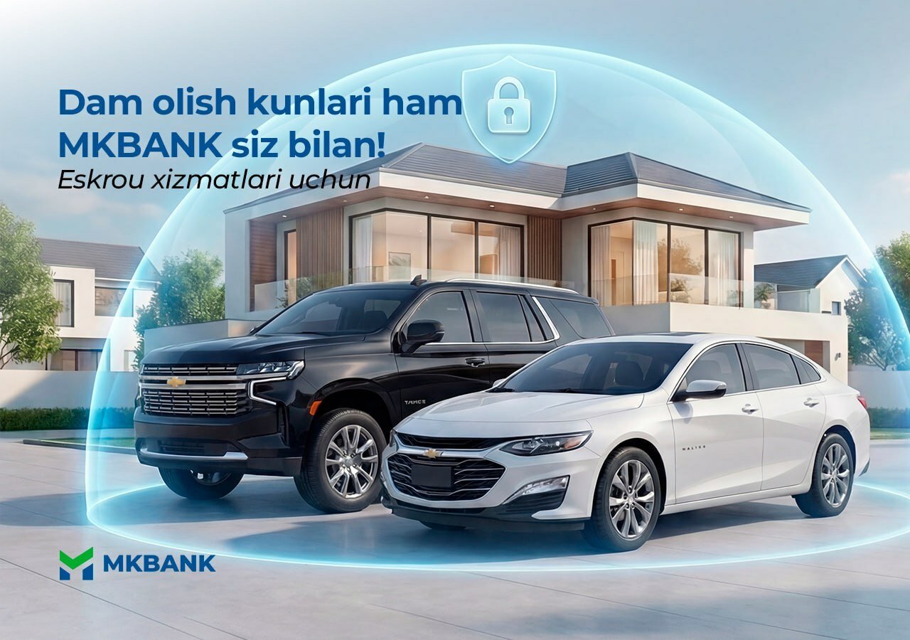 MKBANKda eskrou xizmati endi dam olish kunlari ham mavjud