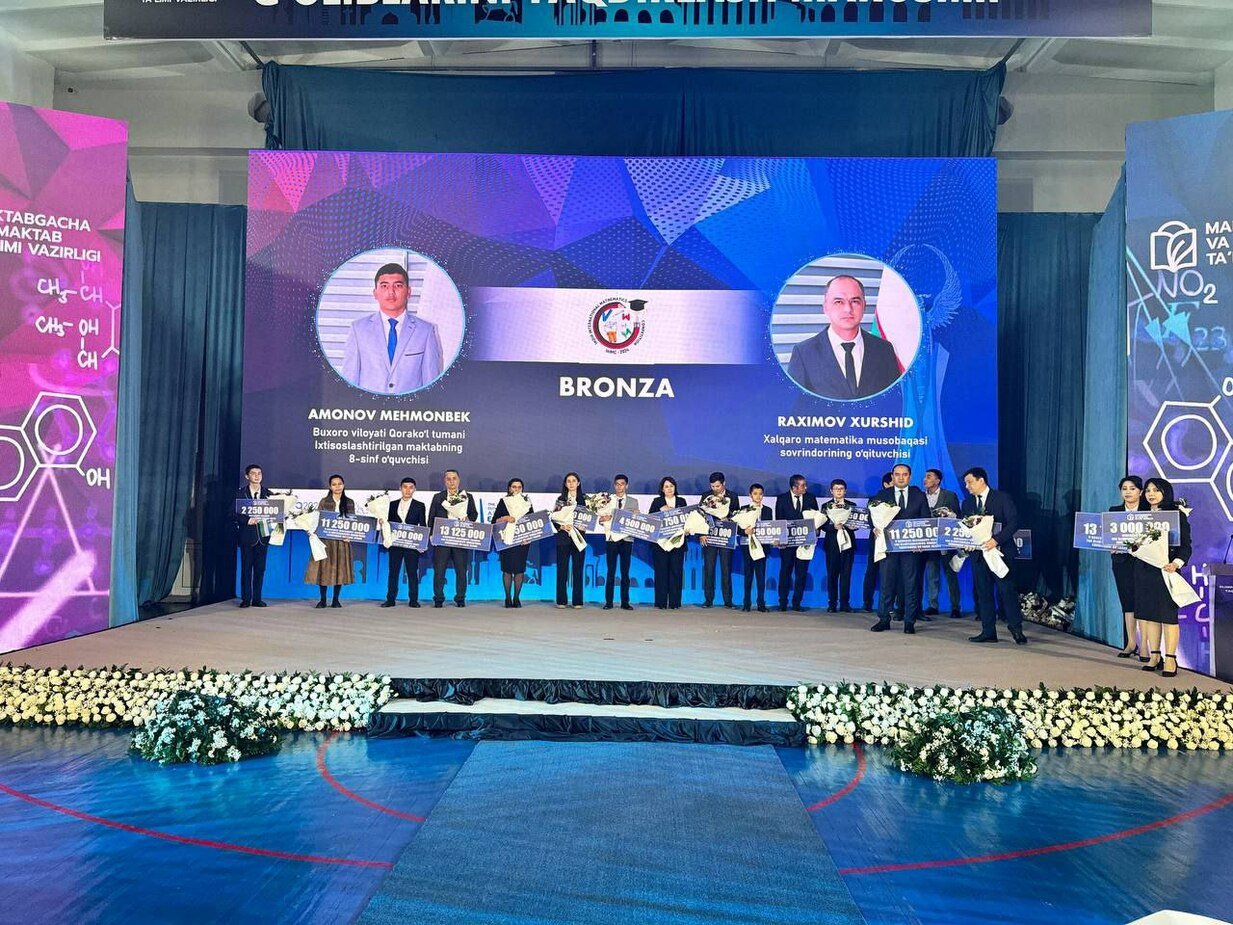 Tarixiy yutuq: joriy yilda maktab oʻquvchilari Xalqaro olimpiadalarda eng yuqori natijani koʻrsatdi