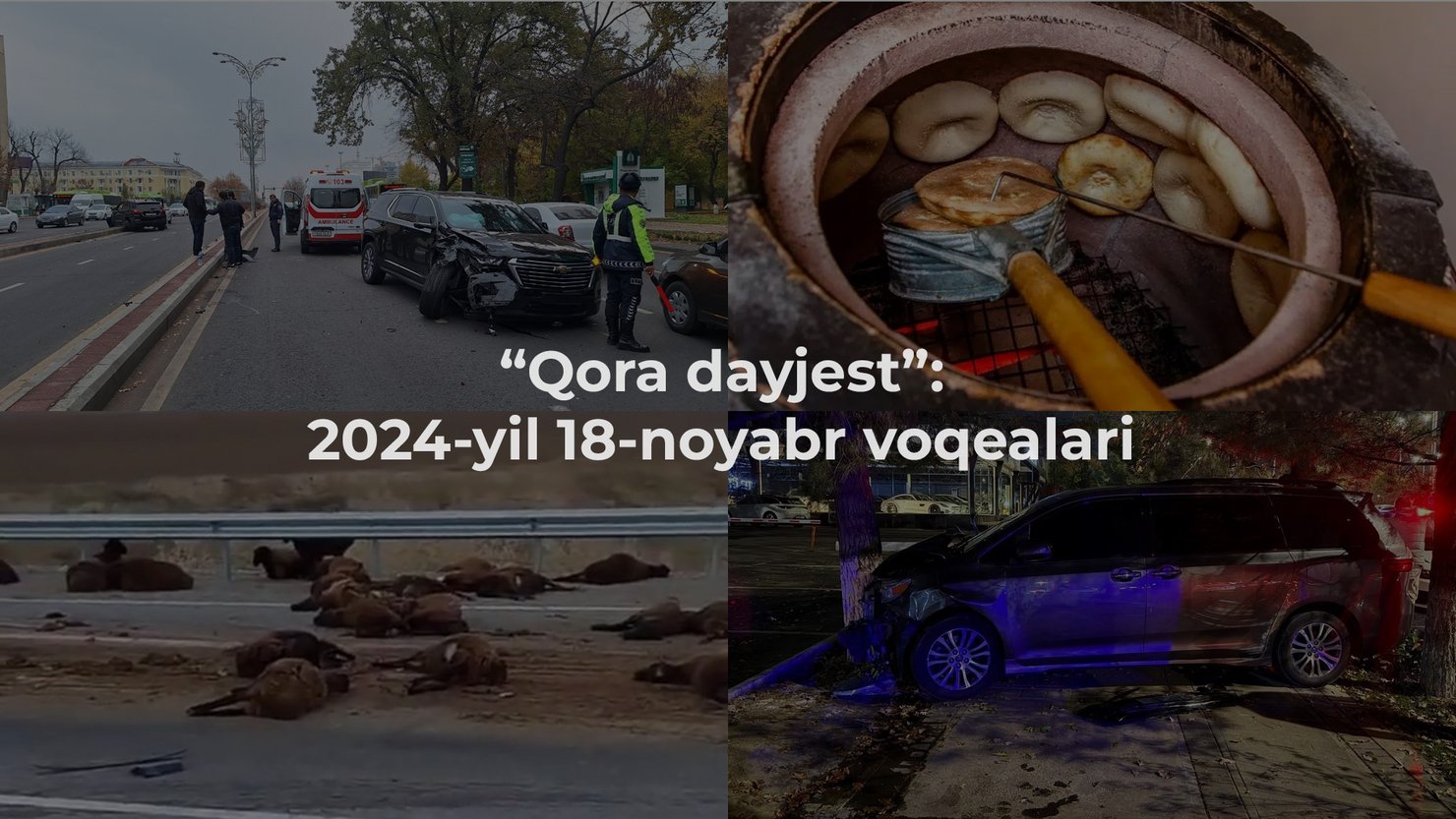 “Qora dayjest”: 2024-yil 17-noyabr voqealari