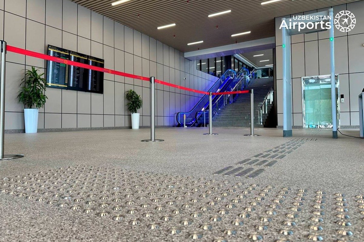 Toshkent aeroportida nogironligi bo‘lgan shaxslar uchun maxsus jihozlar o‘rnatilmoqda