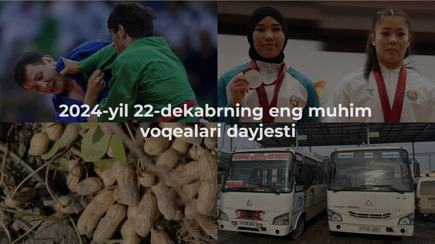 2024-yil 22-dekabrning eng muhim voqealari dayjesti