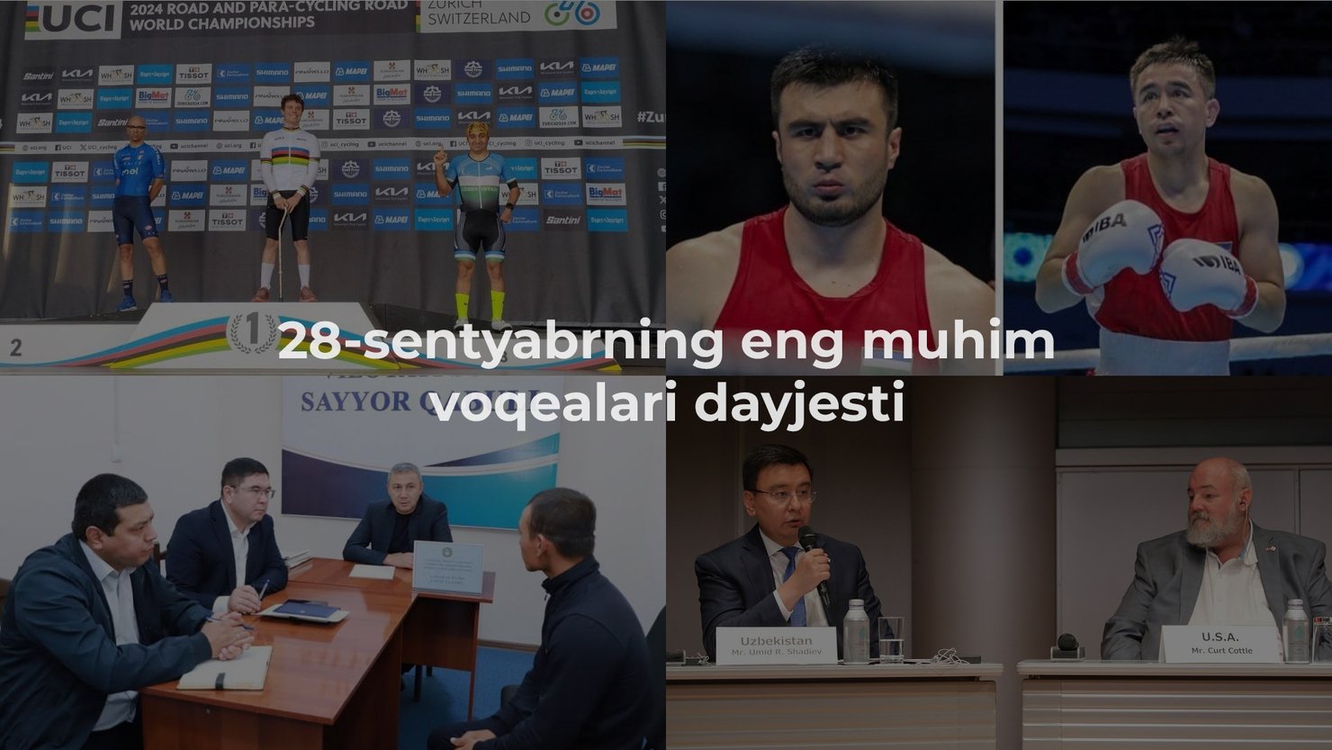 2024-yil 28-sentyabrning eng muhim voqealari
