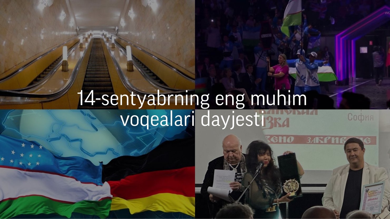 2024-yil 14-sentyabrning eng muhim voqealari dayjesti