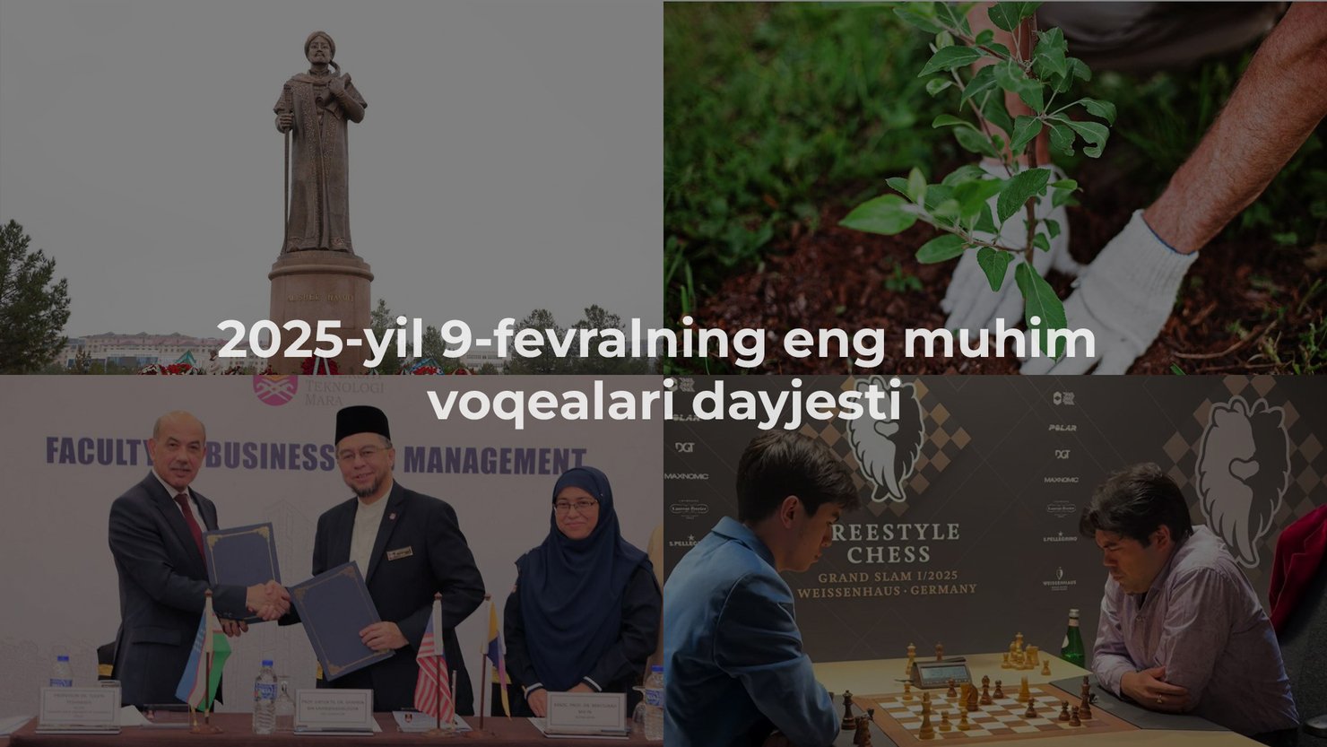 2025-yil 9-fevralning eng muhim voqealari dayjesti