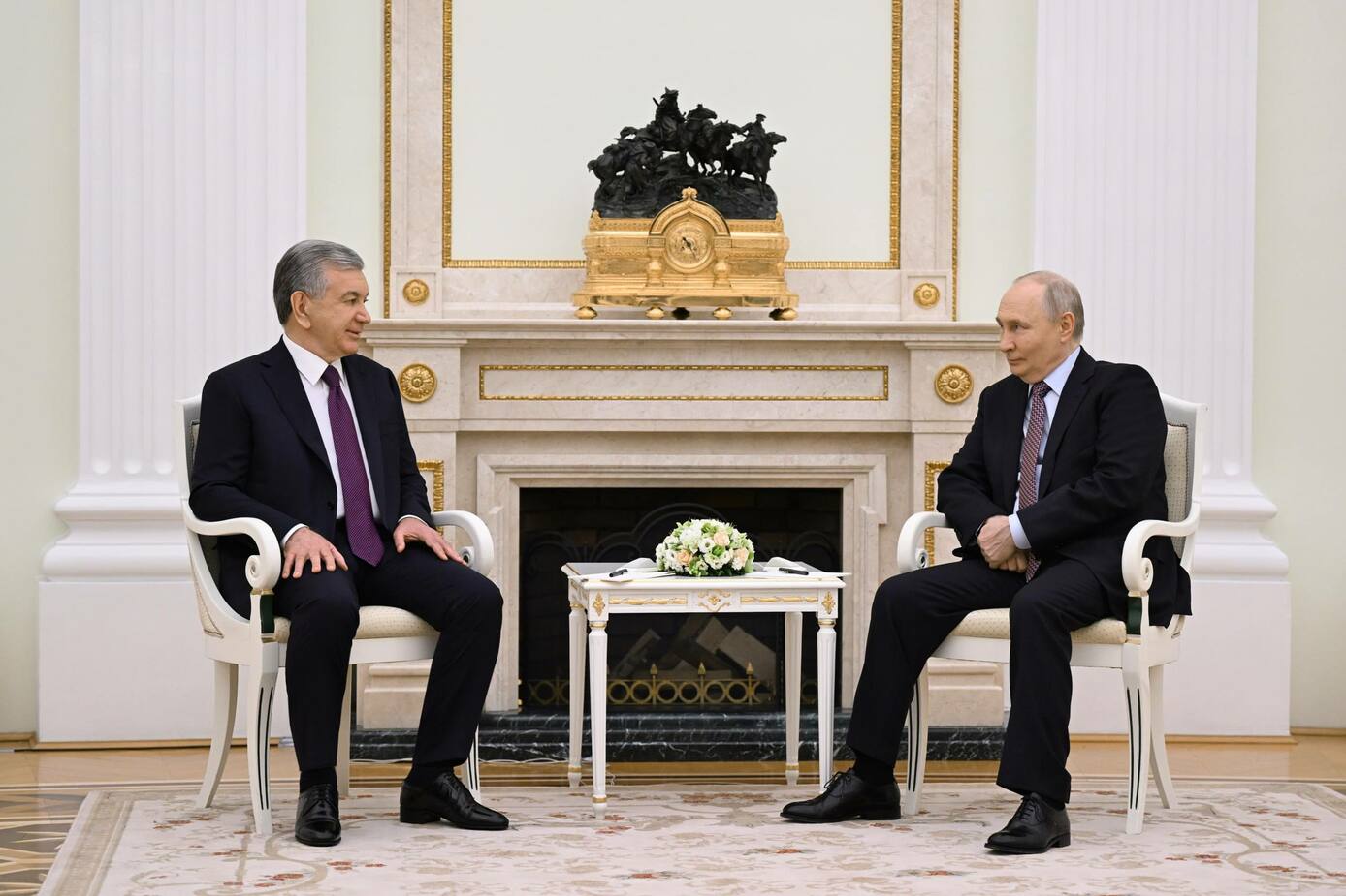 Mirziyoyev va Putin Kremlda uchrashuv o‘tkazdi