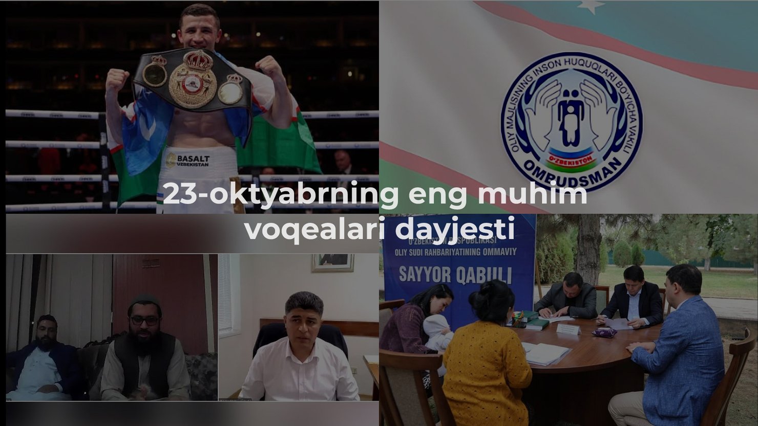 2024-yil 23-oktyabrning eng muhim voqealari dayjesti