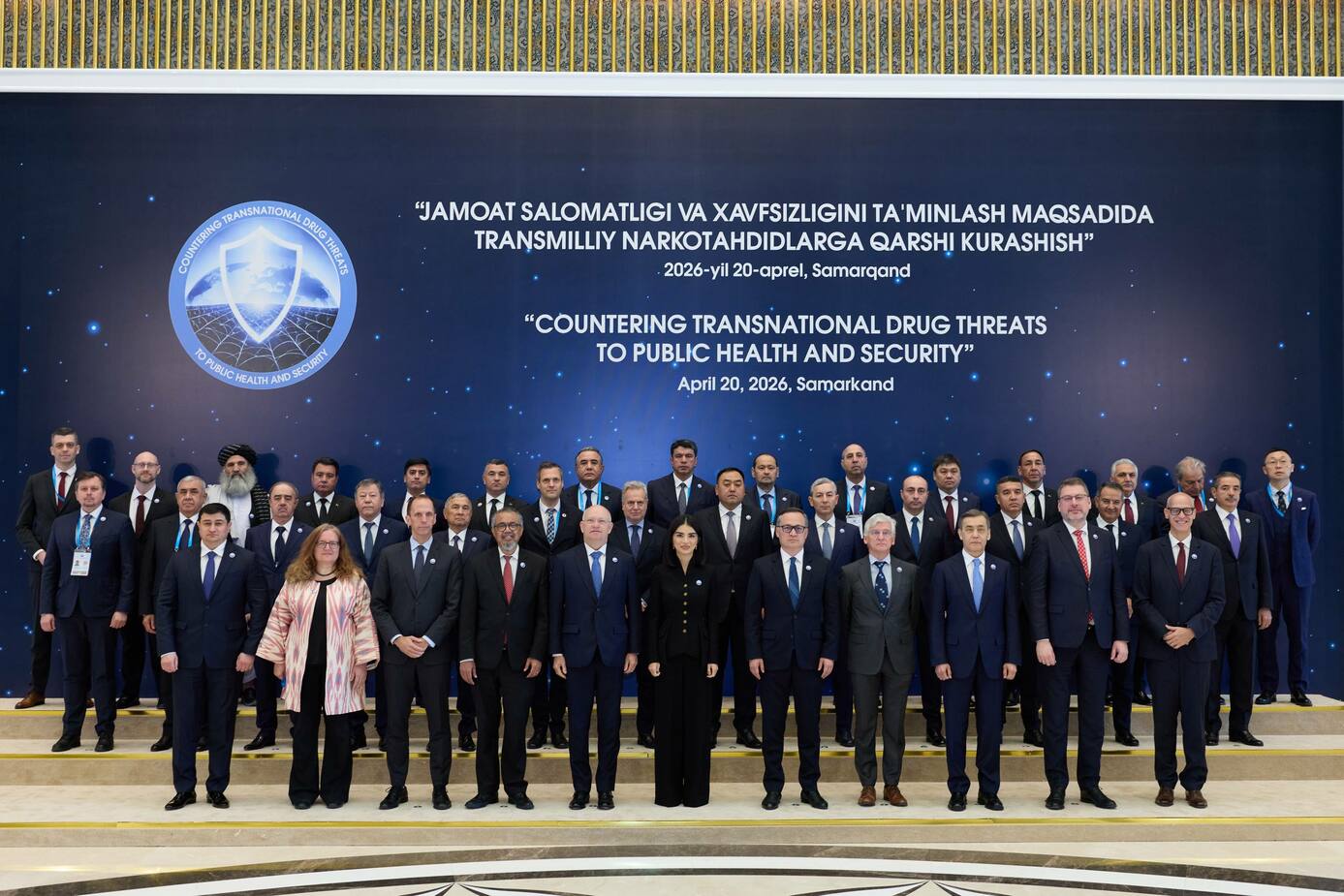 50 dan ortiq davlat vakillari Samarqandda narkotahdidlarga qarshi yig‘ildi