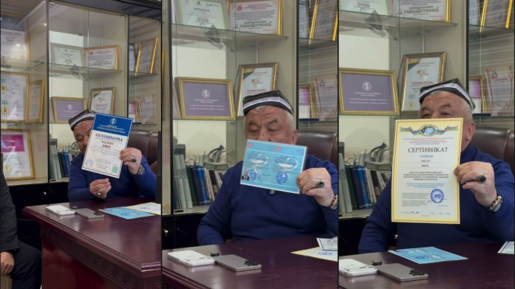 “Iqbol Soliyev tabib emas” — SSV yana bir marta ogohlantirish bilan chiqdi