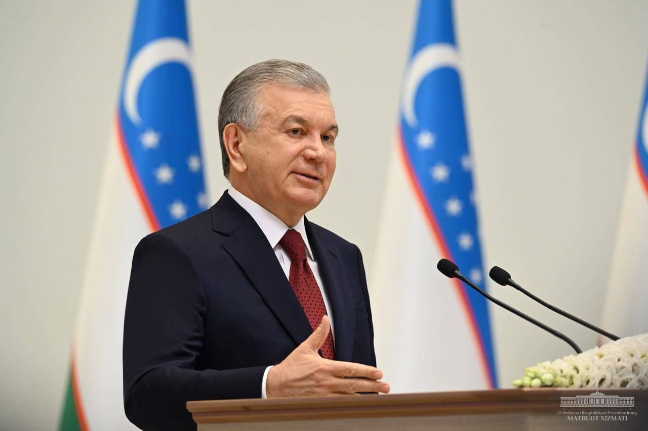 Шавкат Миромонович Мирзиёев Shavkat Miromonovich Mirziyoyev Prezident Президент