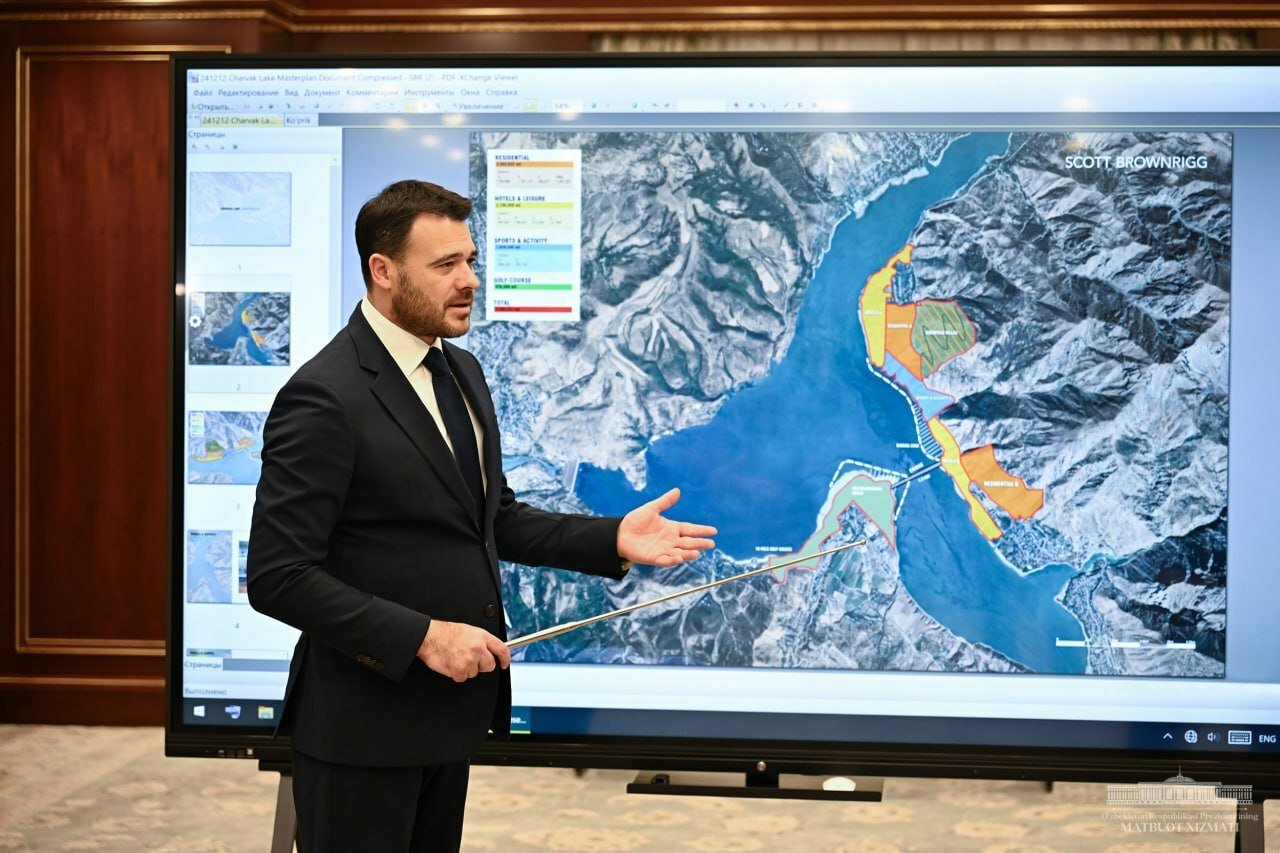 Ozarbayjonlik qo‘shiqchi Chorvoq suv ombori bo‘yida xalqaro turizm markazi qurmoqchi