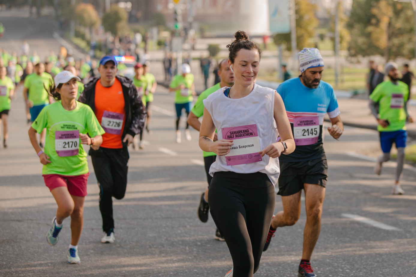 Участники Samarkand Marathon с лучшими результатами смогут принять ...