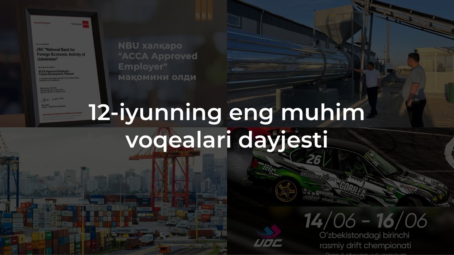 2024-yil 12-iyunning eng muhim voqealari dayjesti
