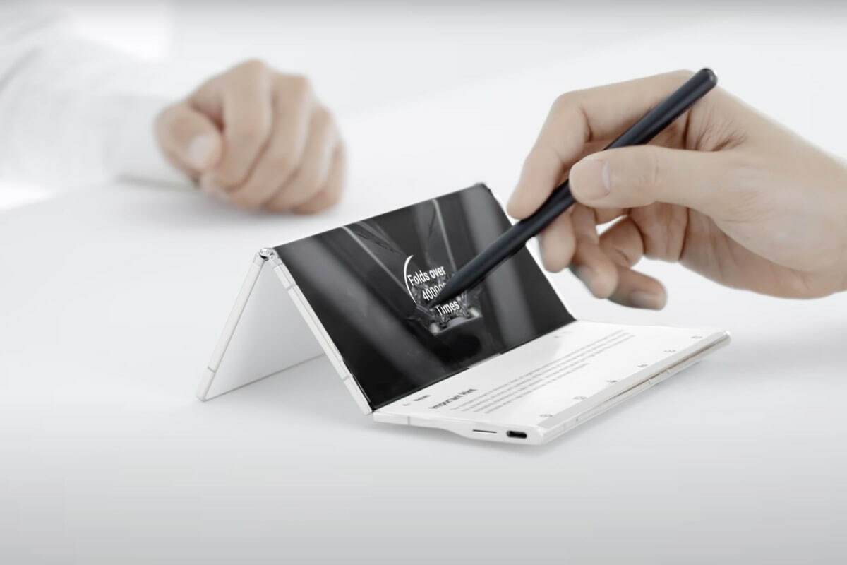 Xitoy kompaniyasi tomonidan uch marta buklanadigan smartfon prototipi namoyish etildi