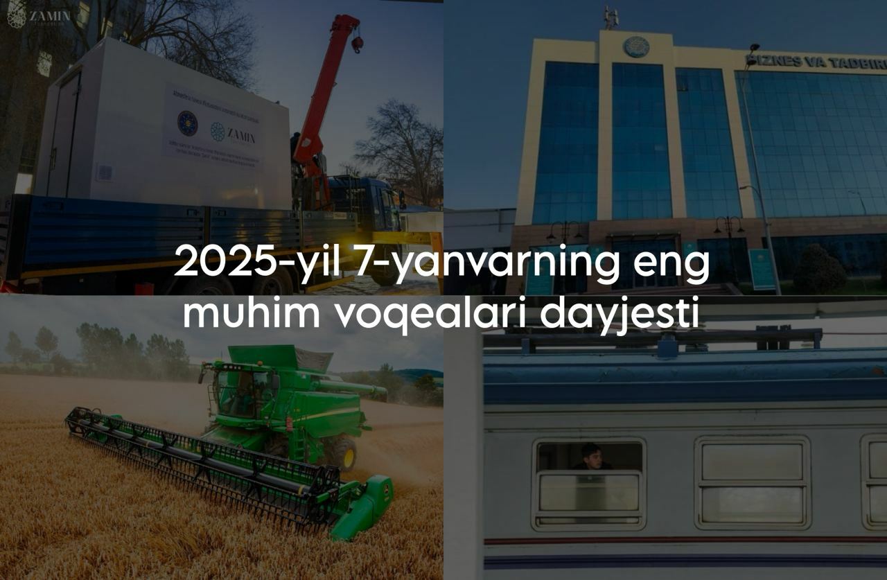 2025-yil 7-yanvarning eng muhim voqealari dayjesti