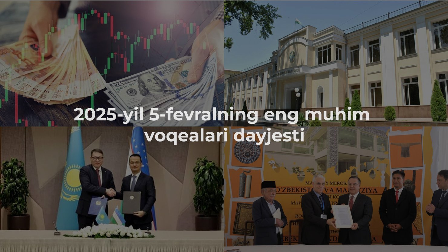 2025-yil 5-fevralning eng muhim voqealari dayjesti